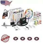 Compact Airbrush Kit - Mini Compressor and 30ml Paints for Creative Expression