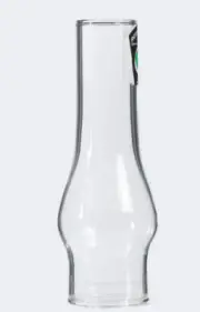 B&P Lamp TINY 1 1/4 Inch Base by 4 1/2 Inch Tall Clear Glass Chimney