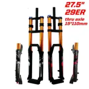 27.5 /29er MTB Forks DH AM Downhill Bike Suspension Air Oil Damping Rebound Fork
