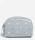Vera Bradley Iconic Mini Dome Vinyl Cosmetic Case Zipper Merry Hare Ditsy NWT