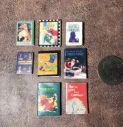 Dollhouse Miniature 1:12 Scale 8 Story Books