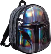 [Disney] The Mandalorian Helmet Bag Official Star Wars 3D Metallic Backpack for Kids School Rucksack Lunch Bag