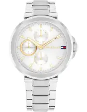 [Tommy Hilfiger] Lori Stainless Steel Dial Watch in Silver