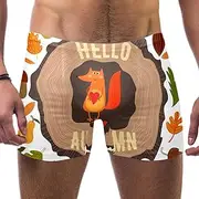 [VBFOFBV] Men's Printed Jammer Swimsuit Swim Shorts, Hawaiian Tropical Fruit Flower Juice
