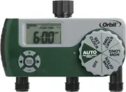 3-Outlet Hose Watering Timer, Green FAST & FREE NEW-AU