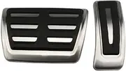 CHPGKGVNVT Car Foot Sport Pedals Gas Brake Rest Pedal Cover for Audi A4 B8 A6 A7 A8 S4 RS4 A5 S5 RS5 8T Q5 SQ5 8R Accessories Pedals(2Pcs at)