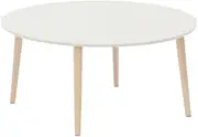Yamasolo Table with Split Leg Type Ami, 29.5 inches (75 cm), White, 82-638