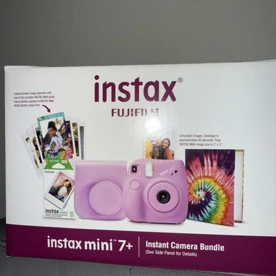 New Fujifilm Instax Mini 7s Instant Camera Bundle (Lavender)