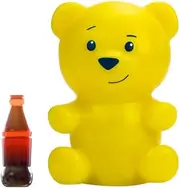 eolo sport hk GUM001-Y Jiggly Gummymals Yellow Interactive Super Squishy Gummy Bear Style pet with Over 20 Plus Sounds and Reactions for Children Aged 4+