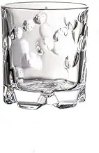 FGFG Rotating Whiskey Glass Old Fashioned Glass for Drinking Bourbon,Scotch,Cocktails,Whisky, Shake Cup Creative Personality Glass (201-300ml, Rotating Pearl)