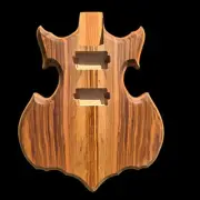 Alembic Style Custom Guitar Body 1 of a Kind Handmade Walnut/Alder Luthier