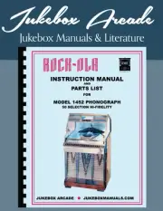 Rock-Ola Model 1452 Service Manual and Parts List with Large Complete Schematic