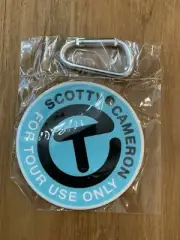 SCOTTY CAMERON TITLEIST CIRCLE T FOR TOUR USE ONLY TIFFANY DISC BAG TAG NEW PGA
