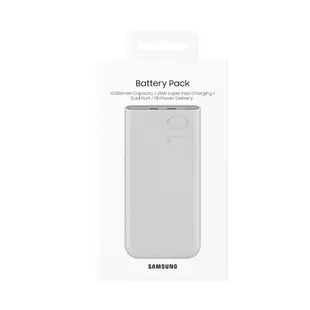 【SAMSUNG 三星】原廠 10000mAh 25W Type C雙向閃充行動電源 (EB-P3400)