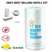 DIY Nappy Bin Refill Kit for Tommee Tippee Sangenic - Refill 10-40 cassettes