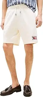 [Tommy Hilfiger] Men's Sweat Shorts with 100% Cotton and Drawstring