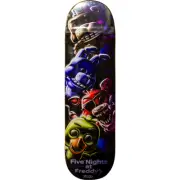 Funko Skateboard Deck Five Nights at Freddy's Fazbear Bonnie Foxy Chica