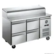 FED-X S/S Four Drawer Sandwich Counter XSS7C13S2V-4D - XSS7C13S2V-4D
