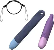 Kids Stylus Pen 2 Pack Improving Handwriting Gesture ​Compatible with Ipad, Fire Tablet, iPhone, Android Tablets, All Tablets and Phone Silicone Material (Purple+Blue)