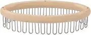 Fdit Portable Pocket Weaving Board, Versatile Weaving Tool for Beginners, Great for Knitting on The Go, Bench Wood Material