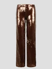 [Alberta Ferretti] Alberta Ferretti-Flared Marrone-Donna 44 IT