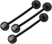Kisangel Inflatable Boys and Girls Toy Barbells Barbell Balloon Decor Fun Birthday Party Props Pvc Inflatable