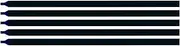 Black Pull Tab Stretch Tape for Laptop LCD LED Screen Replacement Panel with Handle, Pack of 10 (Screen Adhesive Strips)