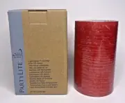 PartyLite Light Illusions Outdoor LED Candle Red 3"x5" P5D/LDR520