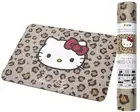 [Hello Kitty] Lava Stone Bath Mat, Hello Kitty & Leopard, Width 40cm x Length 30