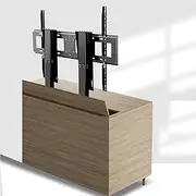 Electric TV Lift - Motorized TV Lifting Bracket, TV Stand Lifting Bracket with Remote Control, for TVs from 55" to 120" Up to 130 Kg TV Stand, Dual Motor Lifting Stroke 150cm