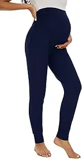 [Smallshow] Women's Maternity Pants Pregnancy Activewear Jogger Over The Belly