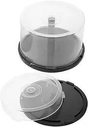 2pcs / Storage Case Large Capacity Disk Organizer for Games Software Simple Design for Bookshelf or Desk