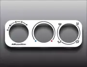 1993-1998 Volkswagen Jetta White Heater Control Switch Overlay HVAC (for: Volkswagen)