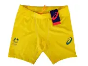 2020 Australia Tokyo Olympic Games New Asics Team-Issued Tight Shorts - Medium