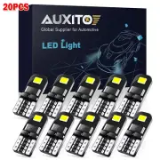 20x T10 LED Interior Wedge Light Bulb 2835smd W5W 194 168 2825 White Error Free (for: Toyota)