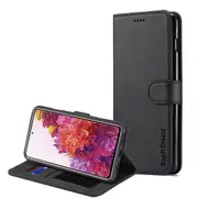 For Samsung Galaxy S20 FE 5G Case SupRShield Luxury Wallet Leather Flip Magnetic Stand Case Cover (Black)