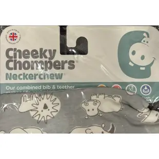 ［全新現貨］英國🇬🇧Cheeky Chompers-Neckerchew ｜Chewy & Co. 動物派對｜咬咬兜