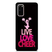 Live Love Cheerleader Case Cover For Samsung Galaxy S23 S22 Plus Ultra S21+ S20