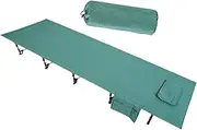 Abbraccia Foldable Camping Cot Outdoor Bed Portable Sleeping Cot Camp Bed for Mountaineering Travel Office Napping Trekking Backpacking