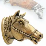CooB Hand-Casted Metal Knife Pommel Bolster HORSE for Custom Knives Making