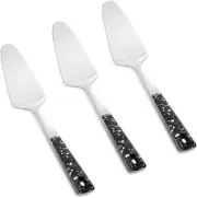 Pie Cake Server, Stainless Steel Pizza Pastry Server Set of 3, Dishwasher Safe