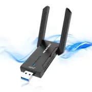 AXE5400 USB WiFi 6 Adapter for Desktop PC Tri-Band Wireless Network Adapter f...