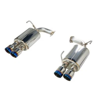 Remark VA Axle Back Exhaust w/Burnt S/S Dual Wall Tip FOR 15-21 Subaru WRX/STI