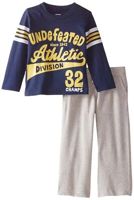 Gerber Graduates Baby Boy All Star Long Sleeve Top and Pant Set, 12 Months