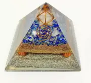 Sodalite Merkaba Crystal Orgonite Orgone Pyramid EMF Protection Healing Energy