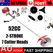 7IN1 62CC Petrol Pole Chainsaw Brush Cutter Whipper Snipper Hedge Trimmer