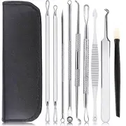 10-Piece Pimple Popper Blackhead acne extractor Kit Dr Tool extraction Extractor