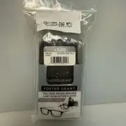 Foster Grant Men’s Folding Micro-Reader +2.00 Black Gino