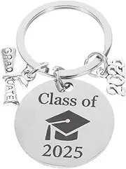 [WESIEVYA] Unique Graduation Keychain Key Lanyard Keyring Graduation Charm Bag Keychain Pendant Key Hanging Ornament