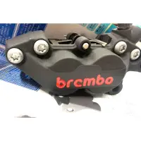 在飛比找蝦皮購物優惠-義大利 BREMBO 基本對四/對四卡鉗 黑底紅字本卡鉗為品